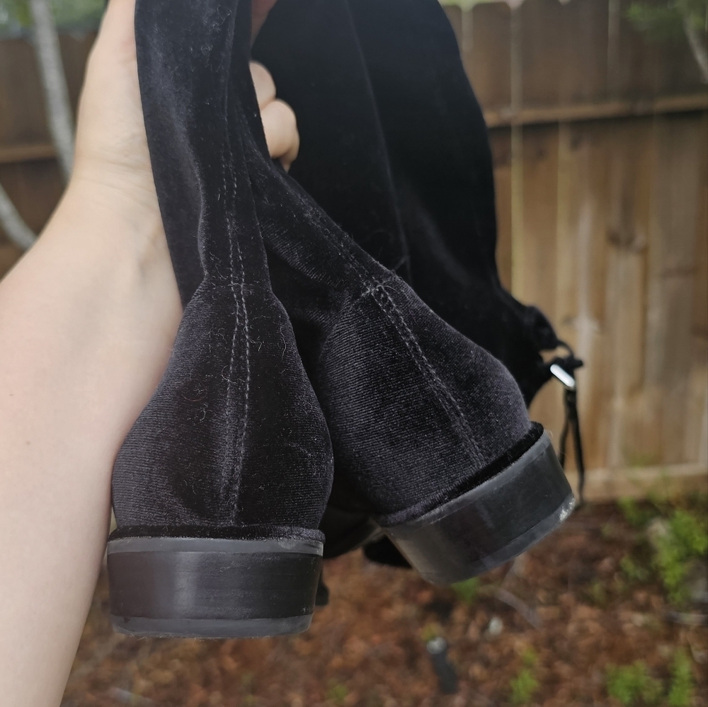 Mark Fisher Hulie velvet order the knee boots 8,5 - Picture 8 of 8